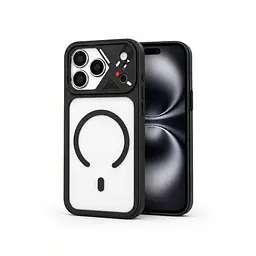 HANIRY Back Cover for iPhone 17 Pro Max (Black, Camera Bump Protector, Polycarbonate, Pack of: 1) - Master
