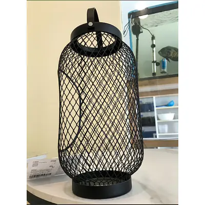 TOPPIG Black Metal Mesh Candle Lantern primary image