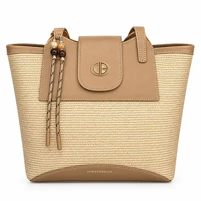 Woven Tote hand bag primary image