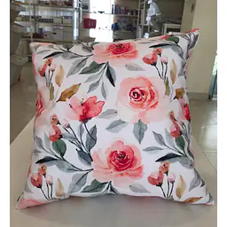 Watercolor Floral Rose Cushion Cover 45x45 cm - Master