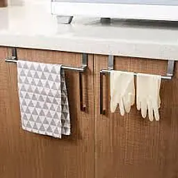 Stainless Steel Over-the-Door Towel Bar - Master