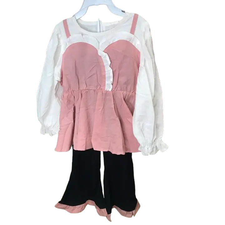 Children's Two-Piece Coordinated Clothing Set - Color: pink