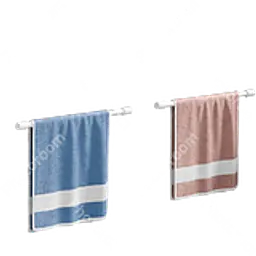 Stainless Steel Over-the-Door Towel Bar - Master