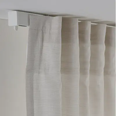 VIDGA Single Track rail, including ceiling fitting/white, 140 cm secondary image