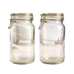 Wire Clasp Airtight Glass Storage Jar - Master