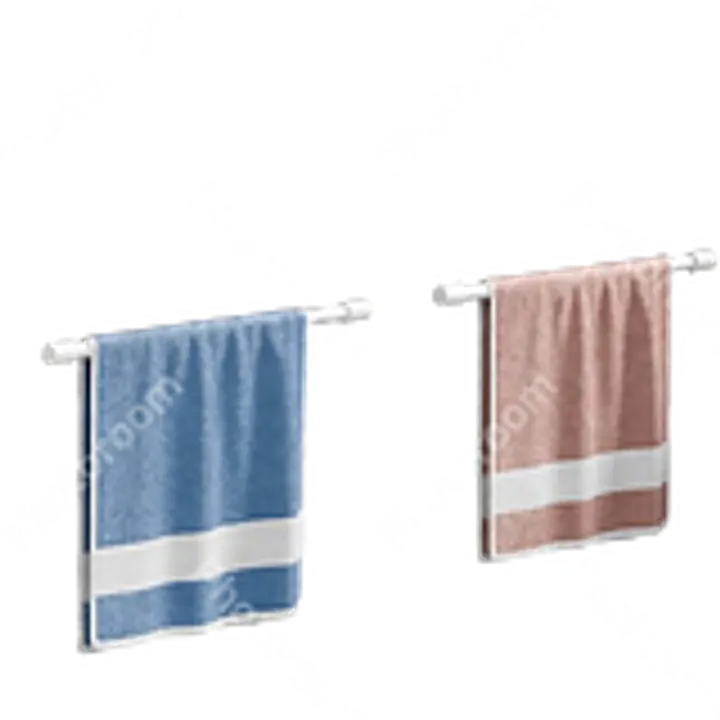 Stainless Steel Over-the-Door Towel Bar - Master