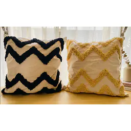 Tufted chevron cushion covers 45x45 cm - Master